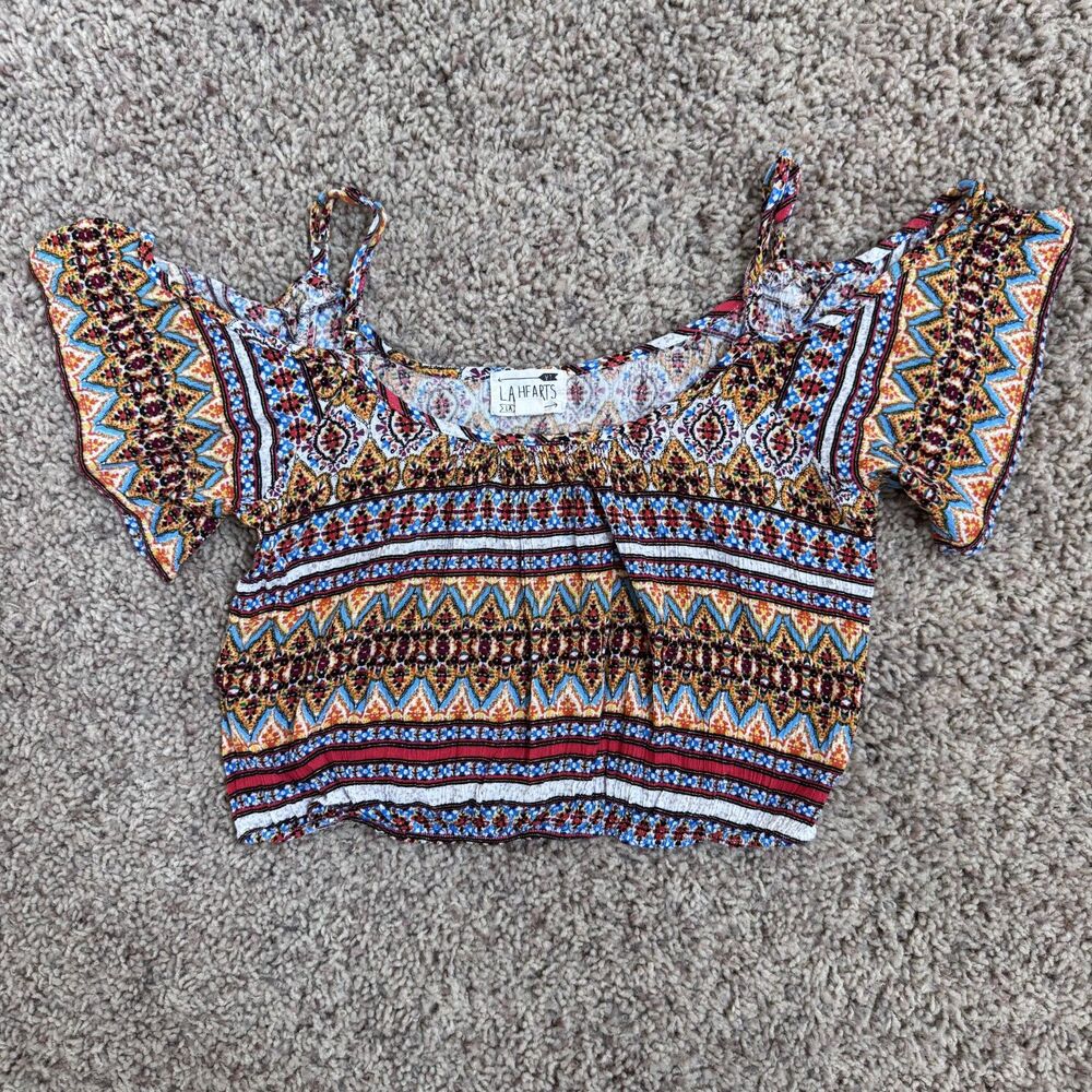 LA Hearts by PacSun women size small cropped shirt top blouse